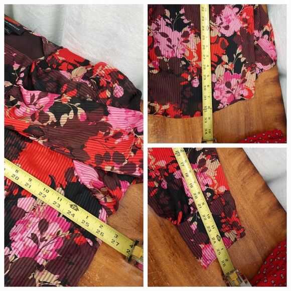 Lane Bryant Vintage Floral Print Feminine Top - Picture 8 of 8